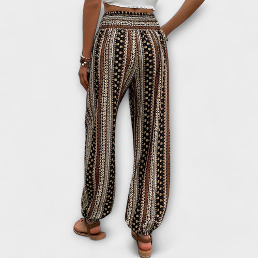 STINA | Broek met grafische print