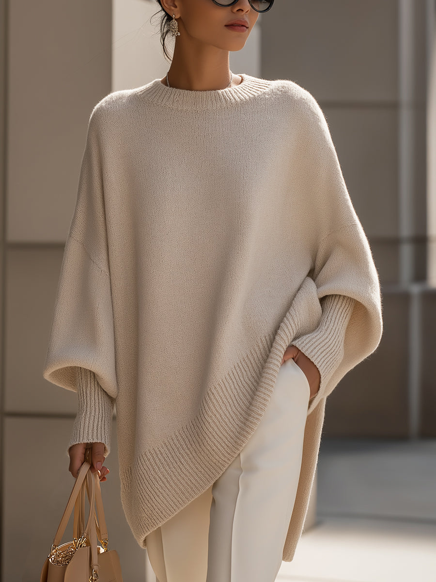 TOVE | Oversized strik i uldblanding