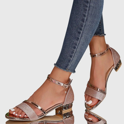 LINNEA | Sandal med hælstøtte
