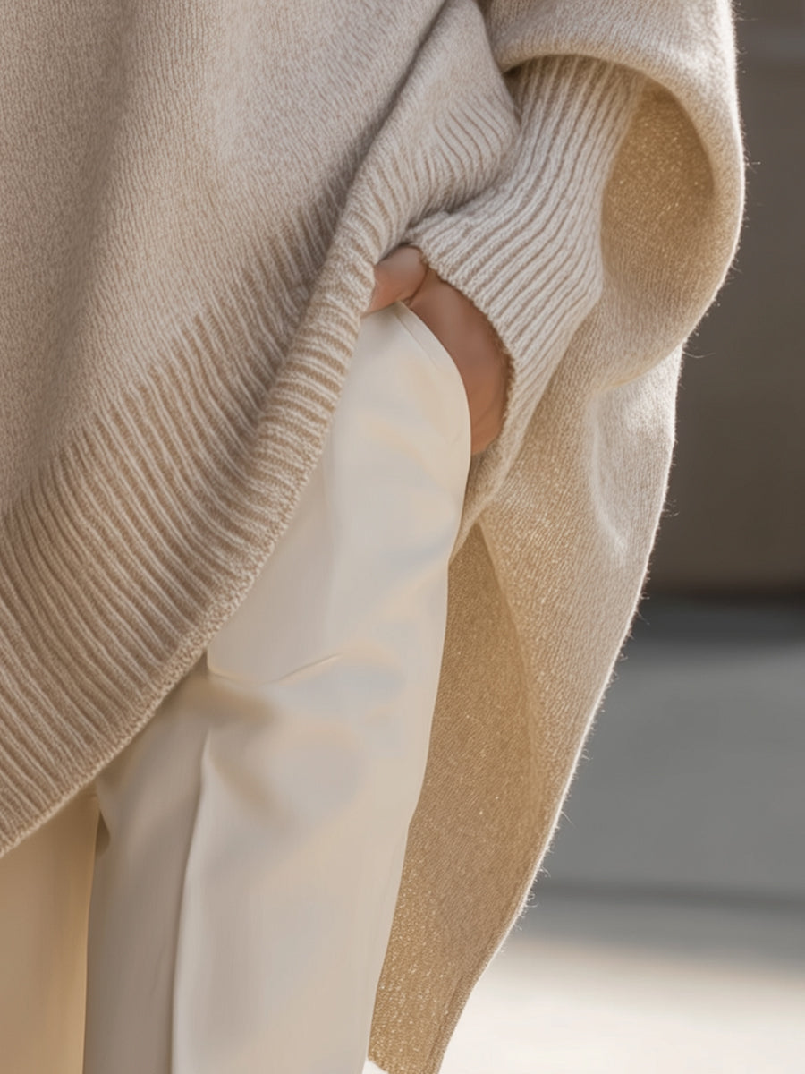 TOVE | Oversized strik i uldblanding